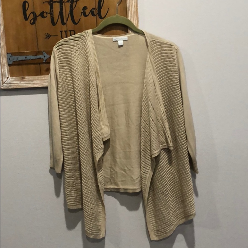 Tan Cardigan